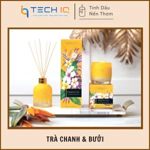 Energise - Trà chanh & bưởi - Nến thơm