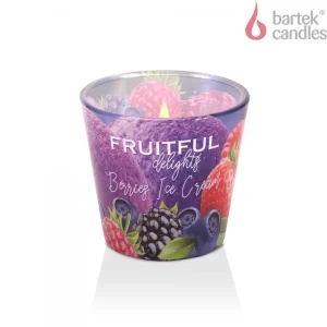 Nến Thơm Fruitful 115g - Berries Ice Cream