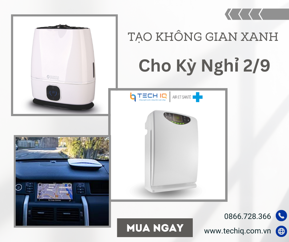 Máy lọc không khí phù hợp cho không gian gia đình dịp lễ 2/9