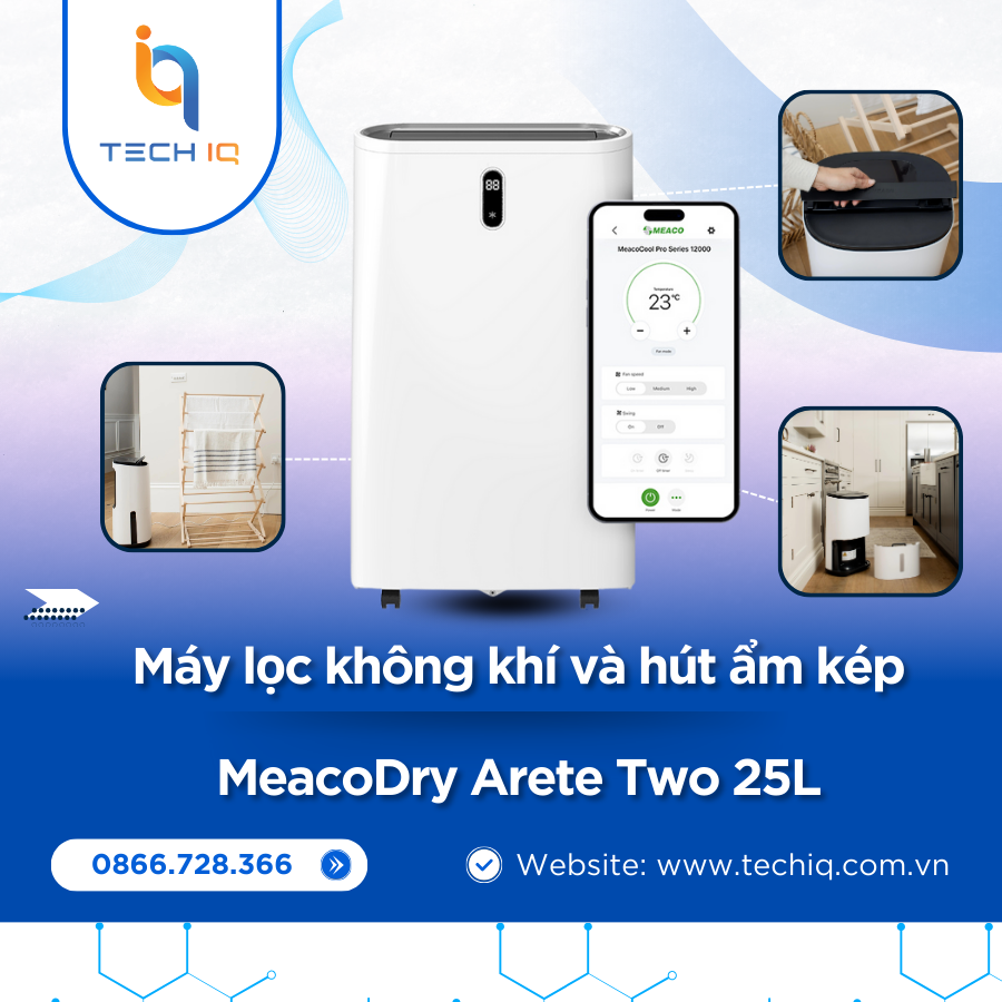 MeacoDry Arete Two 25L: Giải Pháp Hoàn Hảo Để Có Không Gian Sống Trong Lành và Khô Thoáng