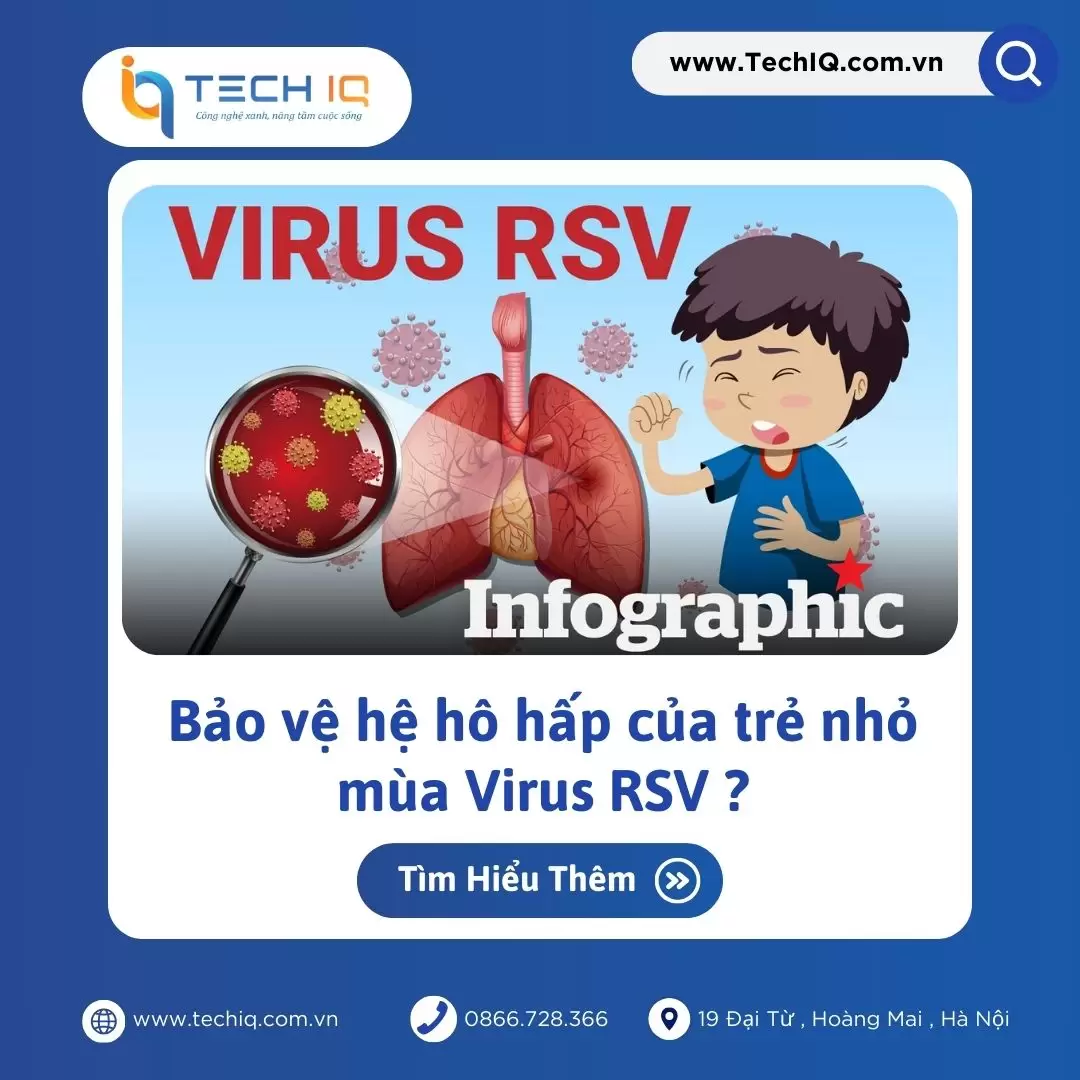 Bảo vệ hệ hô hấp của trẻ nhỏ mùa Virus RSV: Tại sao nên sở hữu một máy lọc không khí cao cấp?